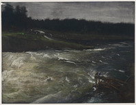 EE 044b
<br/>
Vissers aan snelstromende rivier
<br/>
<em>Heijenbrock, Herman (1871 - 1948)</em>